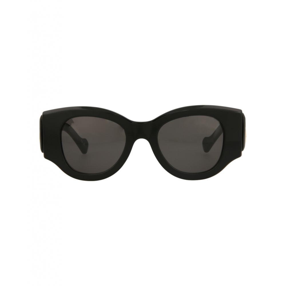 

Balenciaga Солнцезащитные очки в круглой оправе из ацетата черные черные серые