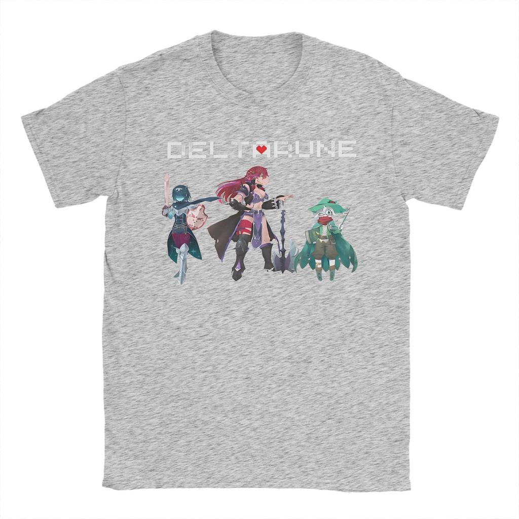 Deltarune Gamer Men's T Shirt Casual Tee Shirt Short Sleeve Round Neck T-Shirts Pure Cotton Original Clothing