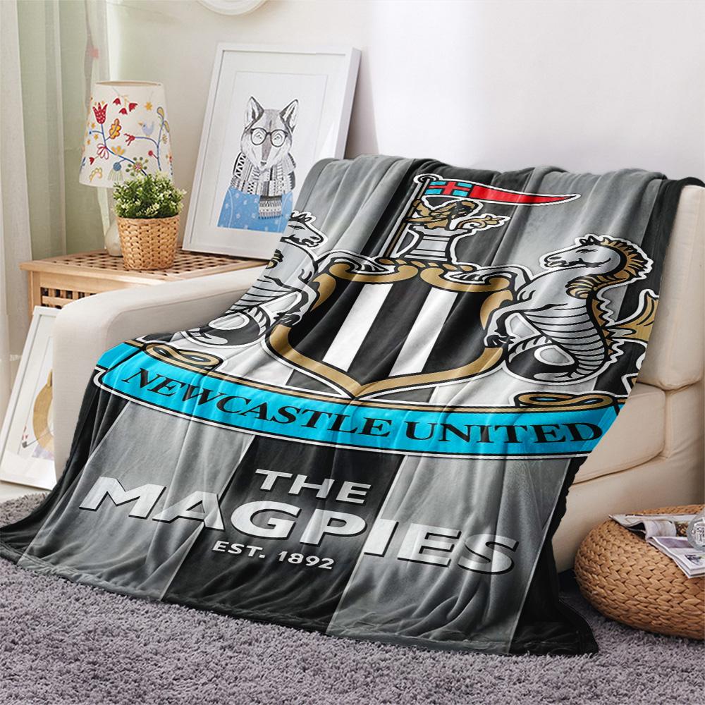 NUFC proter logo Print FlAannel Blanket, High quality Comfortable for All Seasons, Home Decor, Warmth and Comfort