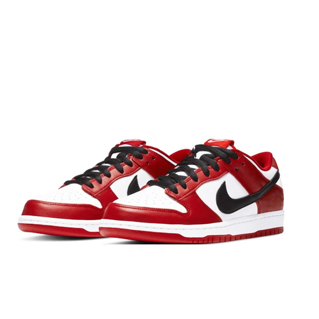 Nike Dunk Low top Skateboard Shoes Unisex Black Red White HF5441-104()