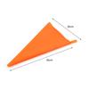 High-Temp Resistant Cake Piping Bags (10-16 Inch) - Orange TPU Silicone