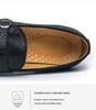British Style Men's Leather Loafers - Large Size, Slip-On, Spring/Autumn Driving Shoes