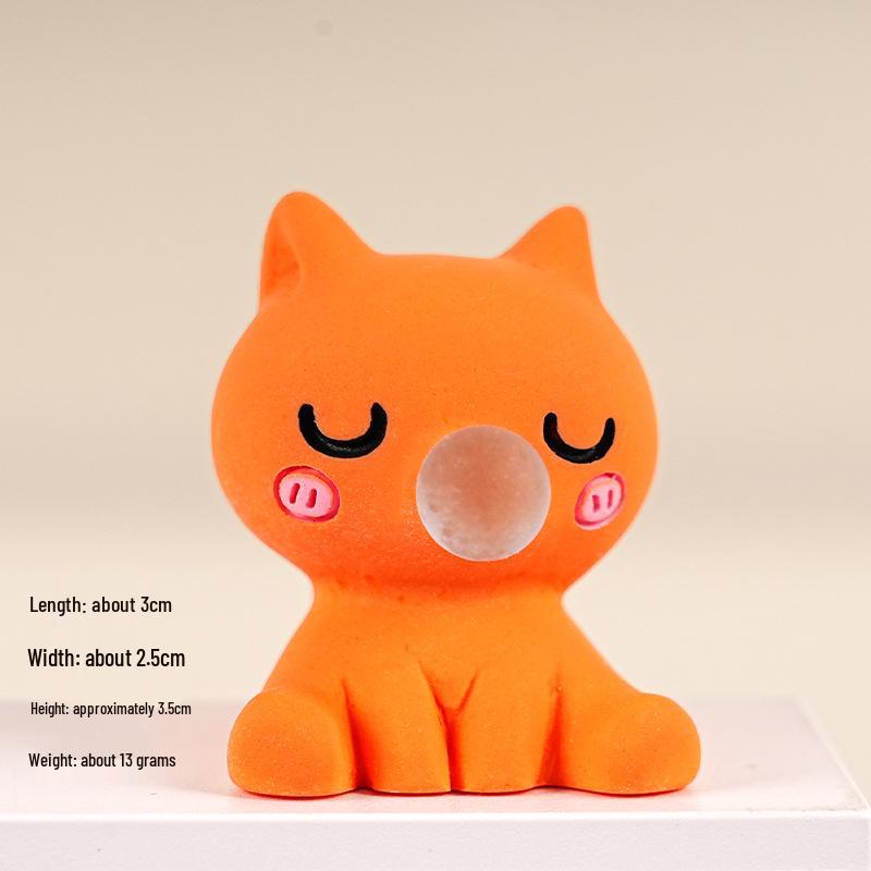 

Милые 3D фигурки животных из смолы, ручной работы, пускающие пузыри