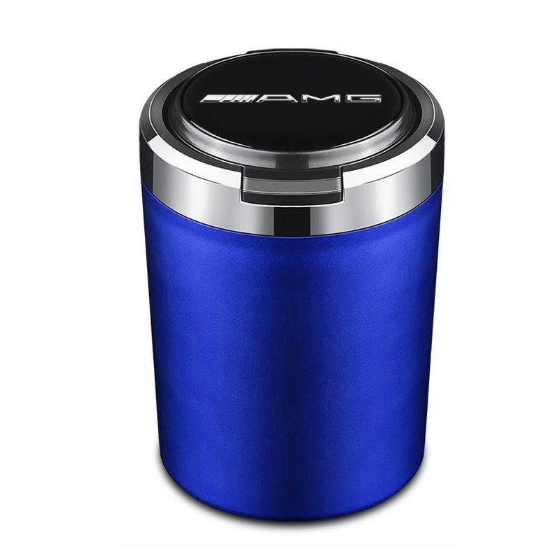 Car Interior Accessories Ashtray LED Light Portable Smoke Ashes Holder for Mercedes Benz AMG W204 W205 W203 W211 W212 W213 W201