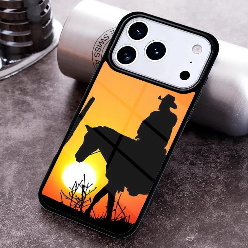 Rider Rodeo Cowgirl Phone Case for iPhone 17 16 15 Pro Max Air 14 13 12 11 Plus Shockproof Capa Cover