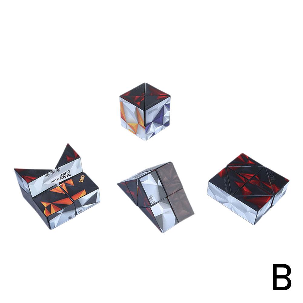 Creative Star Geometric Magnetic Cube Versatile Infinite Antistress Anxiety Desk Toy ABS material waterproof Magic Cube