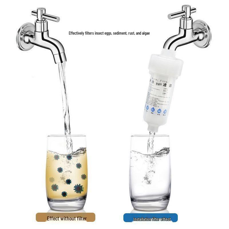 Household Front-Mounted PP Cotton Shower & Washing Machine Water Heater Filter