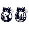 Metal Die Cuts Deer Tree Embossing Template Stencil Scrapbooking for Card Mold
