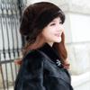 Imitation Mink Ear Protection New Autumn and Winter Warm Mink Hair Hat Women's Whole Mink Women's Top Hat Fur Hat