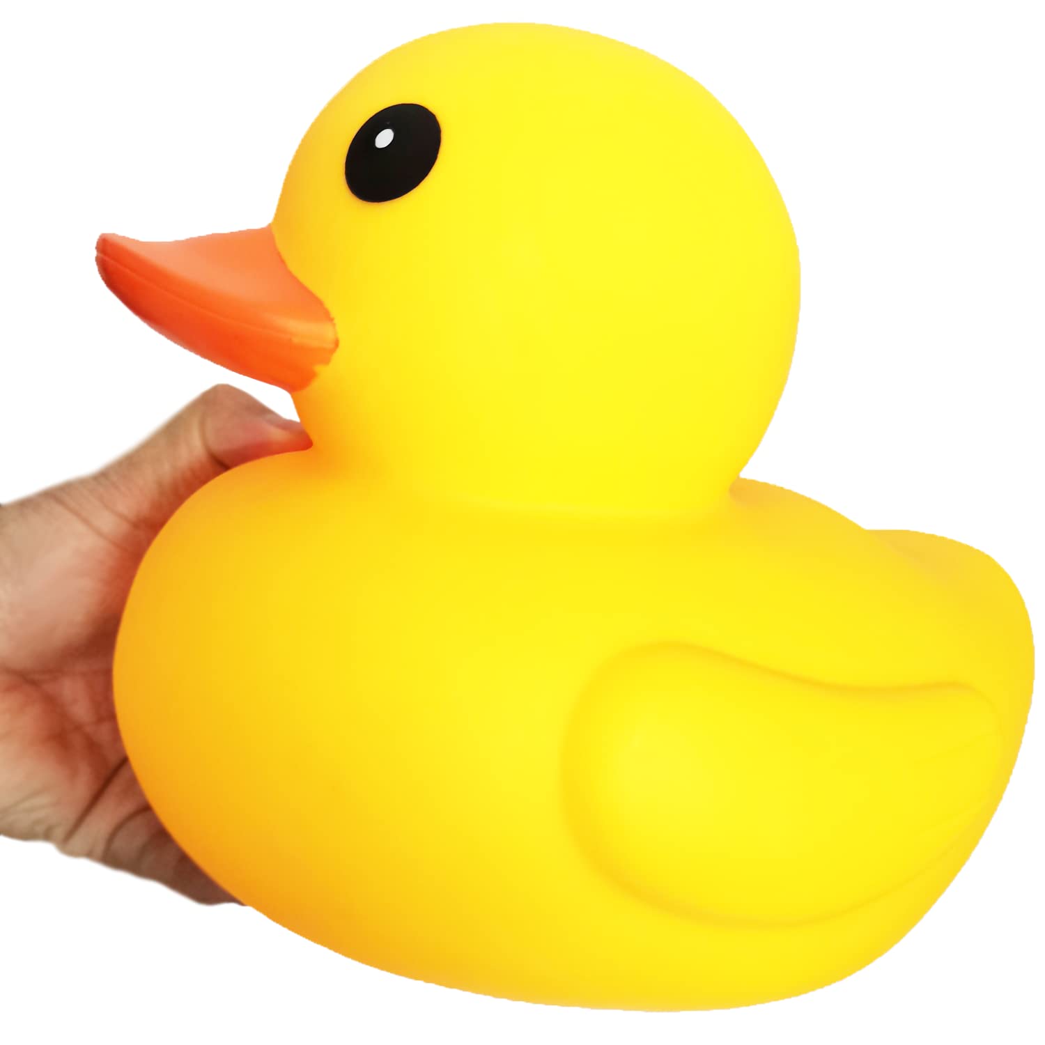 1/2Pcs Giant Rubber Duck 10.2 Inch Duck Giant Rubber Duck Large Rubber Squeaky Big Yellow Rubber Ducks