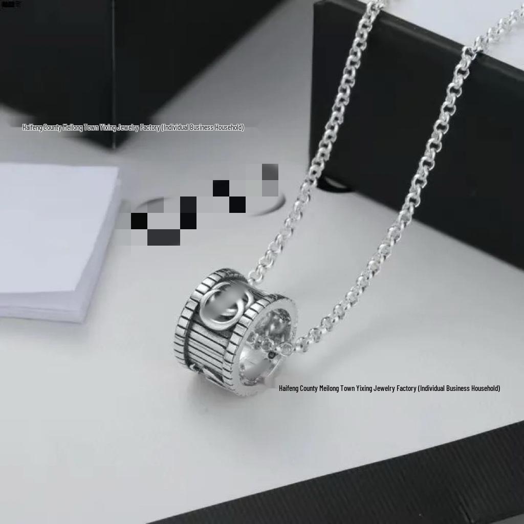 Vintage-Style Double G Skull & Key Necklace: Unisex Large Size, Fearless Love & Tiger Head Sweater Chain