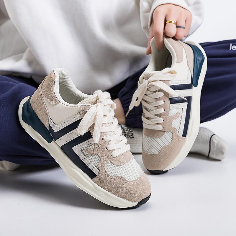 Live Sports Shoes Women'S Casual Running Shoes Lightweight Dad Shoes Breathable Board Shoes Student