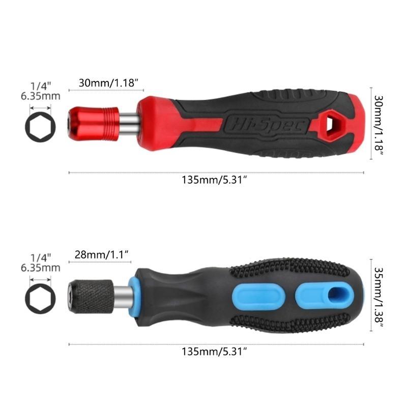 Screwdriver Bit Handle 1/4'' Electric Screwdrivers For 6.35MM Hole Hardened