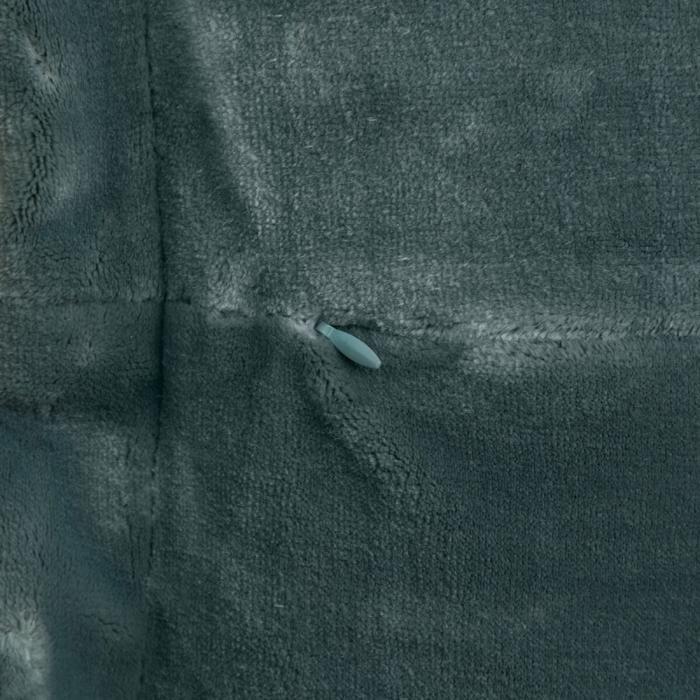 Coussin "Cuddly" 38 x 58 cm et 53 x 53 cm flanelle 550 g - Cuddly Bleu - Coussin 38 x 58 cm