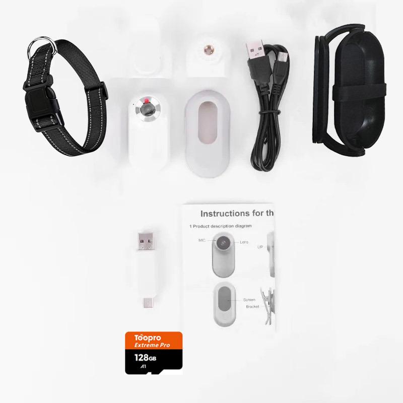 Adjustable Angle Pet Vlog Camera for Cats & Dogs