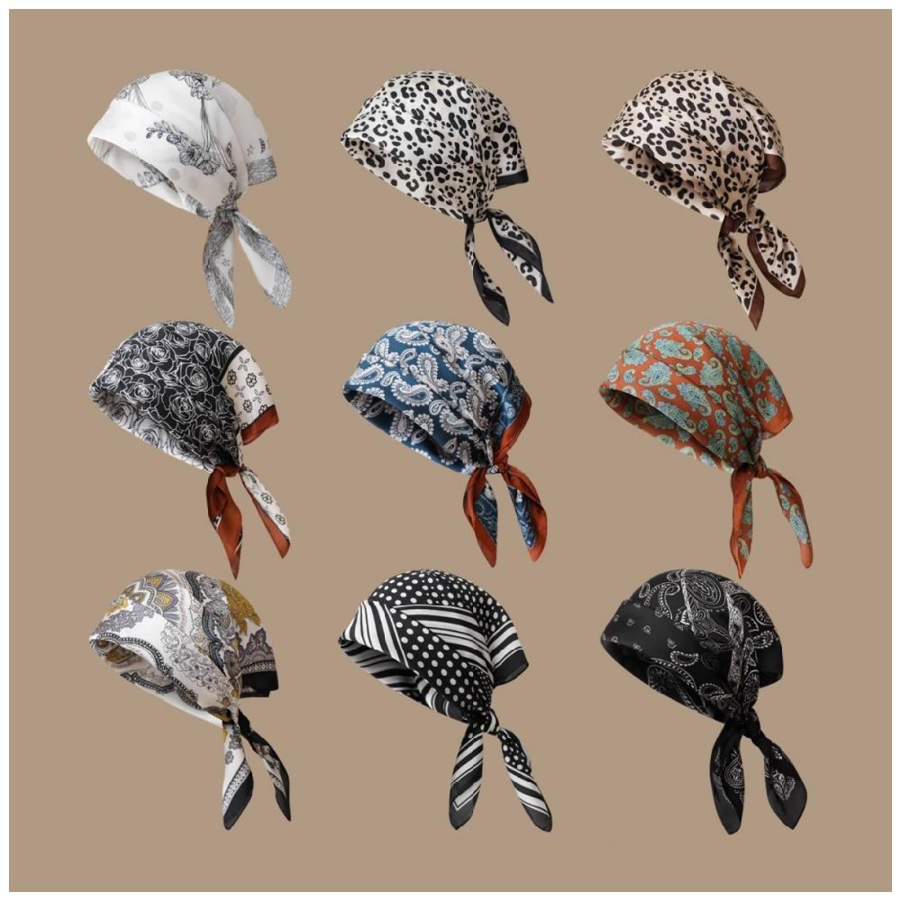 European American Style Hot Girl Scarf Women s Strapless Top Bow Tie Hip-Hop Street Dance Headscarves Unisex