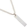 With Logo Necklace Double Ball Chain Silver925 24.1g Unisex Used