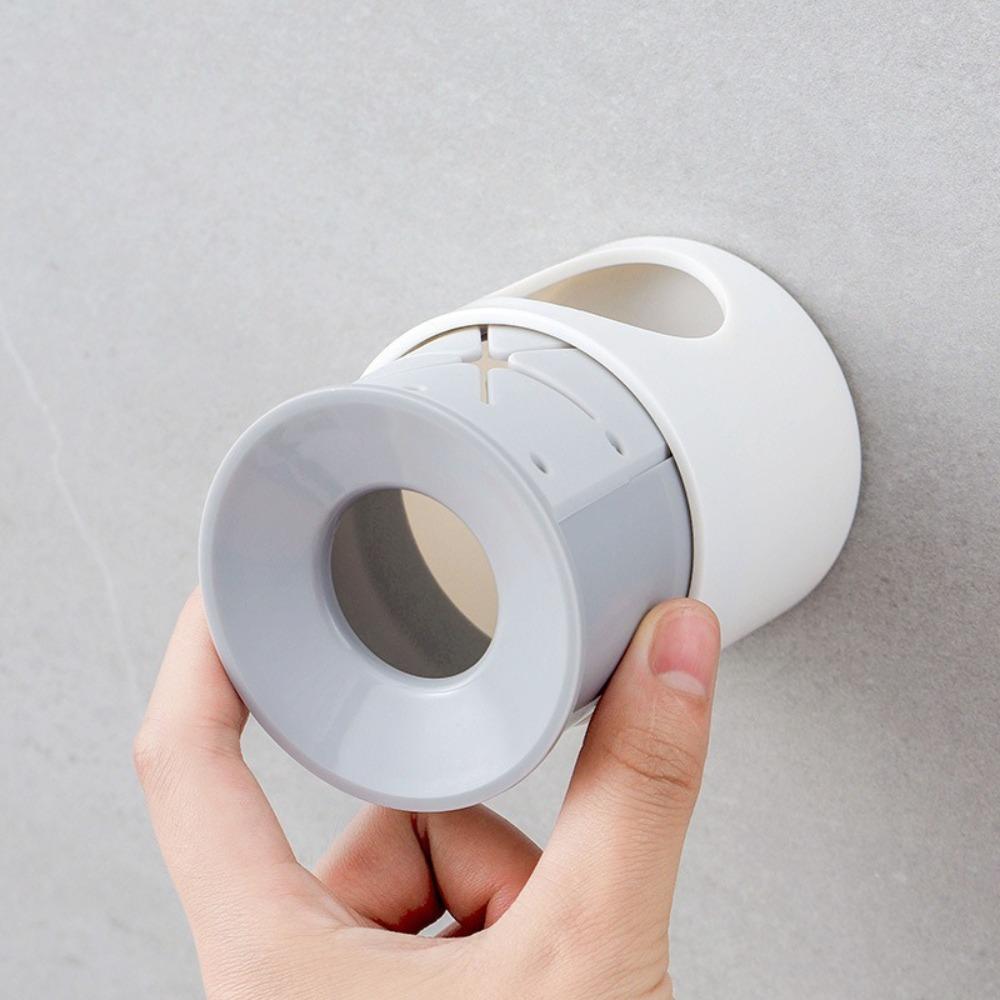 No Drill Wall Mount Non SlipToothbrush Holder Bathroom Organizer for Electric Manual Toothbrushes Durable Storage Rack Holder