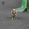 Copper Ancient Empire Warrior Knife Bead Keychain Pendants Vintage Brass Umbrella Rope DIY Hanging Accessories Paracord Jewelry