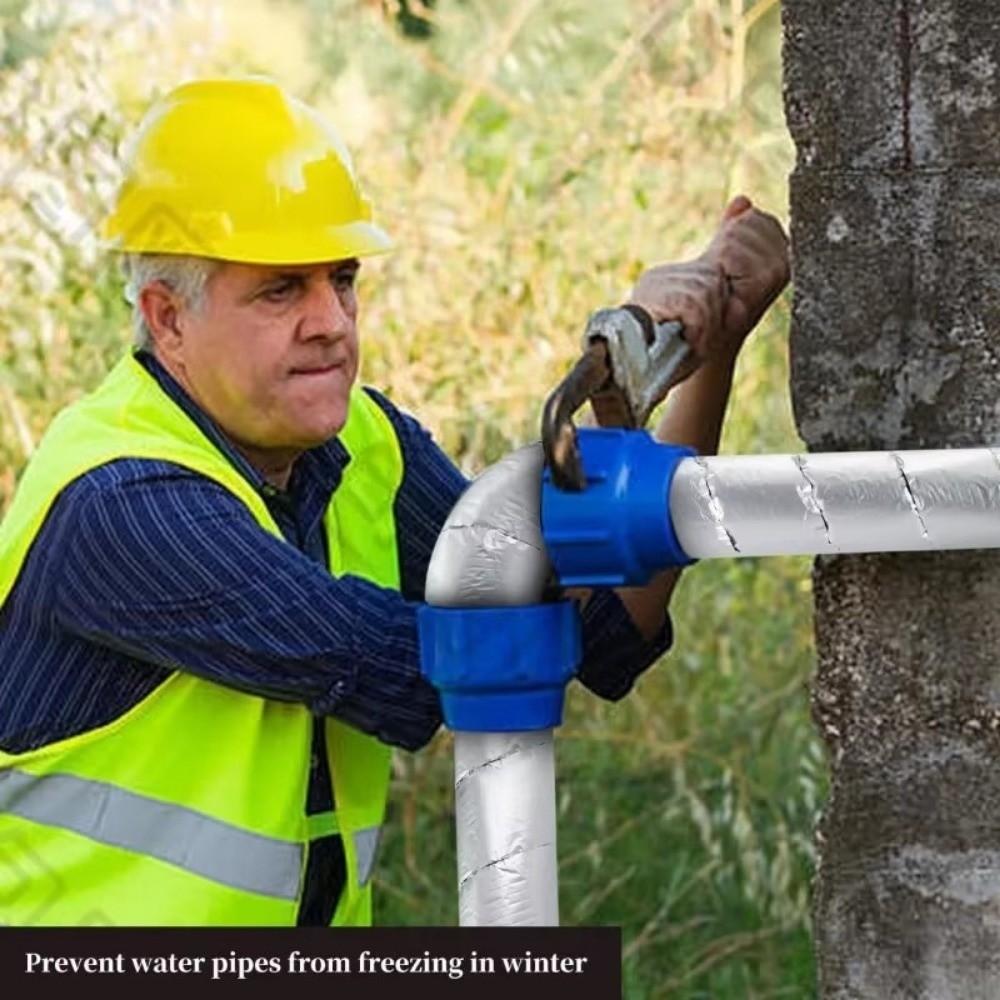 10M Outdoor Foam Waterproof Keep Warm Pipes Tape For Winter Freeze Protection