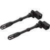 2PCS AC Evaporator Thermistor 971431M000 Sensitive Black Replacement for Accent 2012‑2017,ing resistor