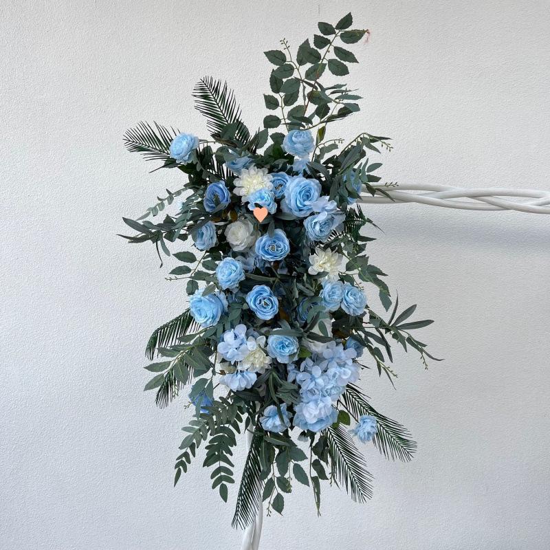Silk Floral Arrangement for Wedding Aisle or Banquet Decoration