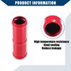 Hihaha No.92417JK20A Heater Hose Fitting Heater Hose Connector for Nissan Infiniti / 1 Piece Red