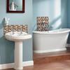 20pcs/set New Self Adhesive Wall Sticker Waterproof Oil Resistant Art Decals Flat 3D Mosaic Tile Wallpaper For Living Room