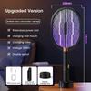 Rechargeable 3000V UV Electric Mosquito Swatter Portable USB Insect Killer Indoor Outdoor Home Garden Camping Travel