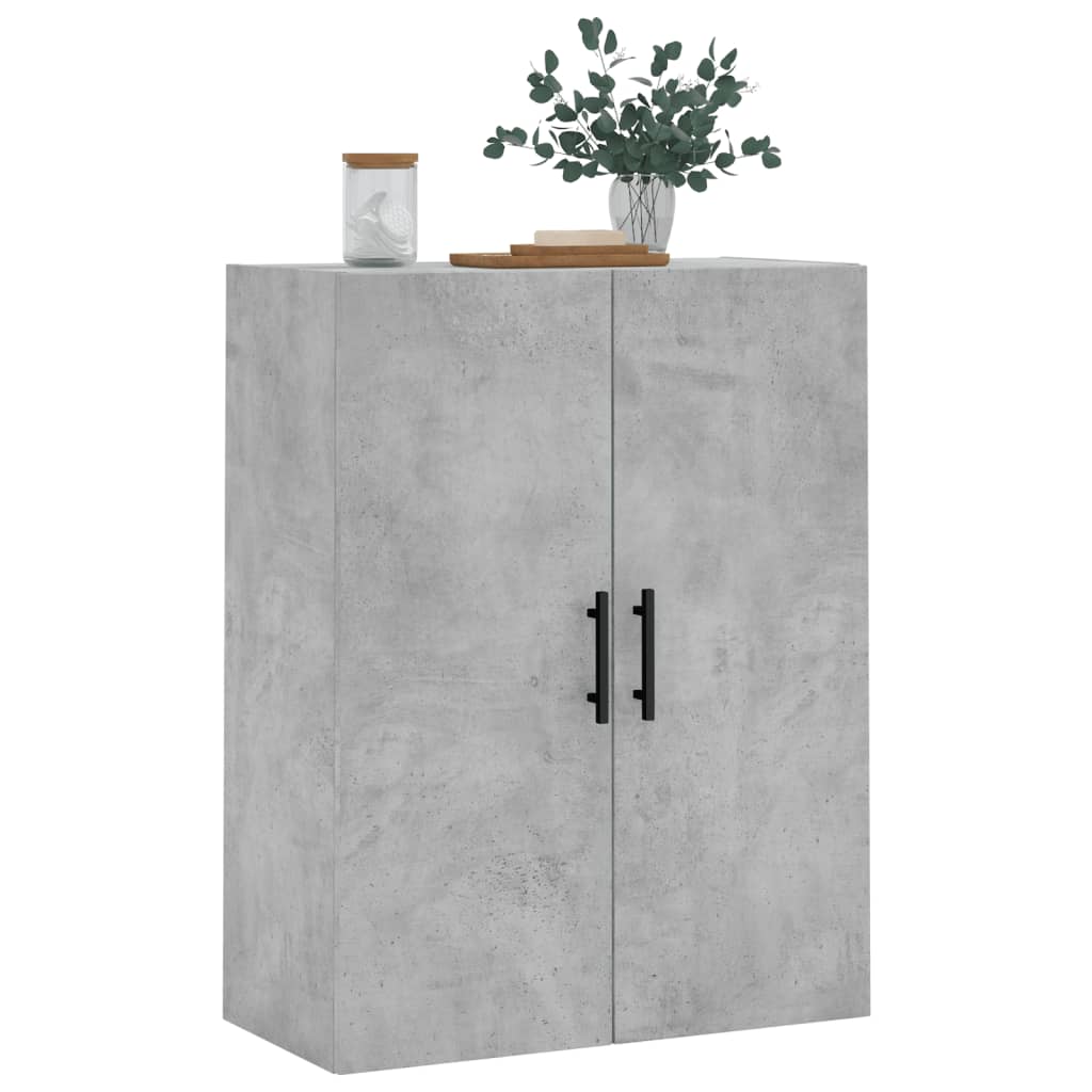 Wall Mounted Cabinet Concrete Grey 69.5 x 34 x 90 cm