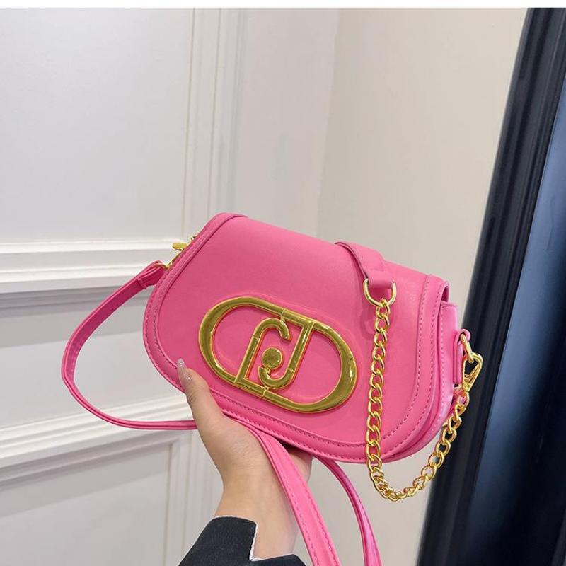 Dámská čtvercová kabelka přes rameno s klopou a kovovou přezkou, crossbody, ležérní, displacement, módní, nová