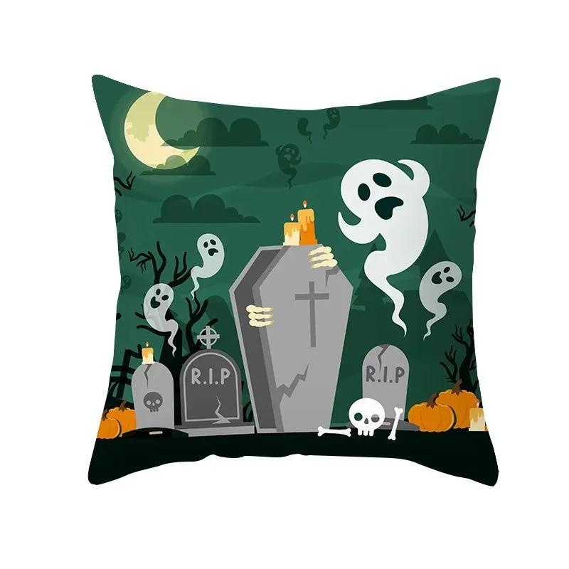 Halloween Horror Haunted House Office Living Room Sofa Car Decorative Pillowcase