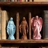 Praying Girl Silicone Candle Mould Heat Proof Easy Removal Multipurpose for Craft Soap Making Beautiful Ornament Gift