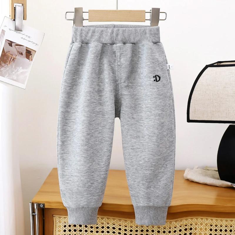Spring Autumn Children Cloth Trousers Boys Girls Elastic Bands Sports Pants Kids Casual Outer Wear Pants