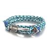 Arrival Multilayer charm leather Vintage Bronze Arrow bracelet anchor bracelet for men women lovers' gift