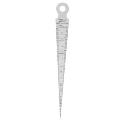Taper Gauge 1?15mm CB02 Stainless Steel Inch Metric Standard Hole Inspection Measurement Tool