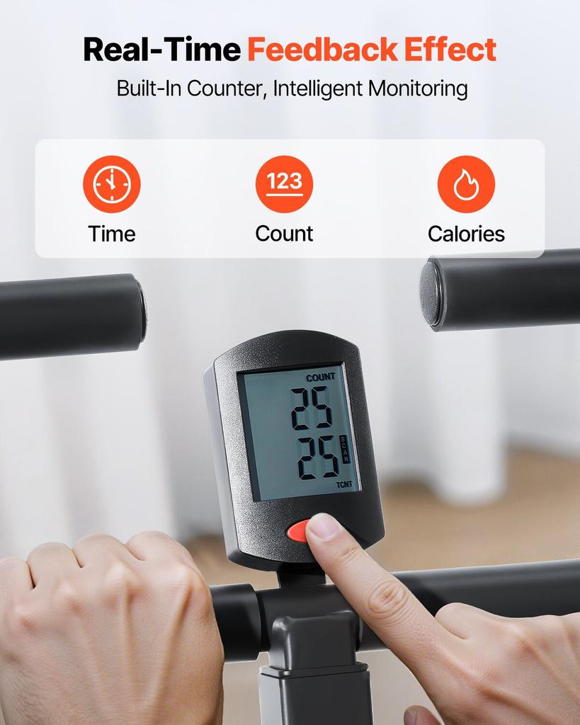 Squat Machine, Deep Squat Rowing Machine for Home, Easy Setup & Foldable Exercise Equipment, Glute Trainer Machine with 2 High-Strength Resistance