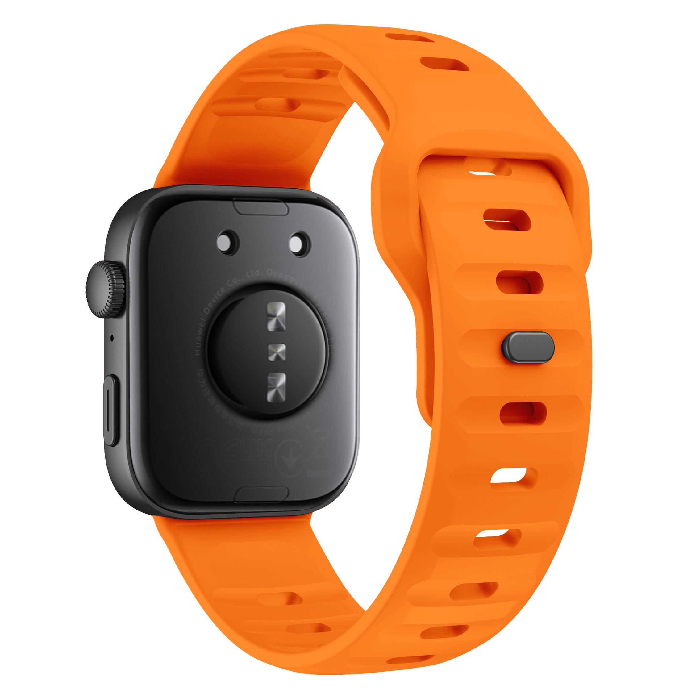 

Silicone Watch Band For Huawei Watch Fit 4 Pro/Fit 4/Fit 3 Wave Reverse Buckle Wrist Strap A