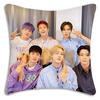 Cool Fashion Singer Korean Wave Pillow Covers Cartoon Sofa Decorative Home Double-sided Printing Short Plush Cute Cushion Cover