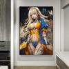 Anime Beauty Girl Canvas Posters Prints Fox Goddess Radiant Queen Beautiful Princess Posters Canvas Prints Pictures Home Decor