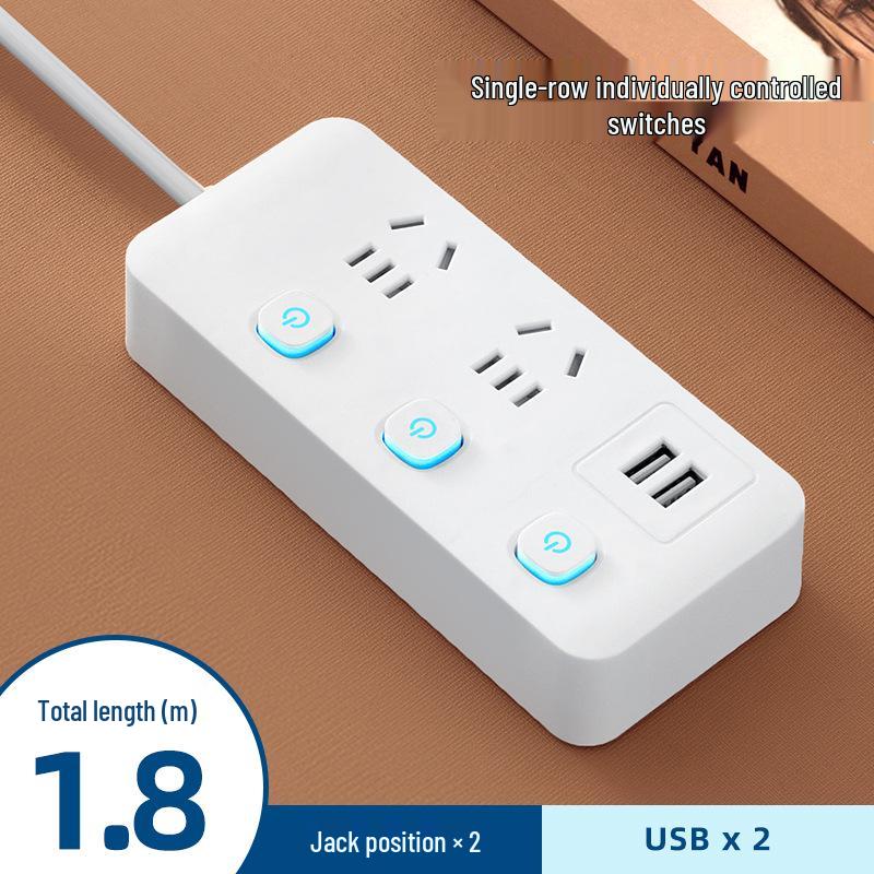 Prelungitor multifuncțional Xiaomi Home cu porturi USB și cablu de extensie