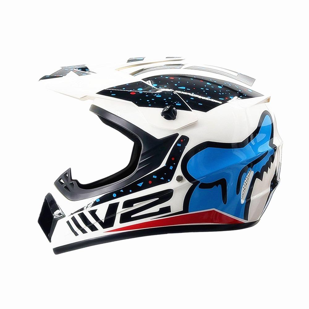 Motorcycle Helmet Off-Road Racing Riding Helmet ABS Breathable Mountain Bike Helmet Color Off-Road Helmet