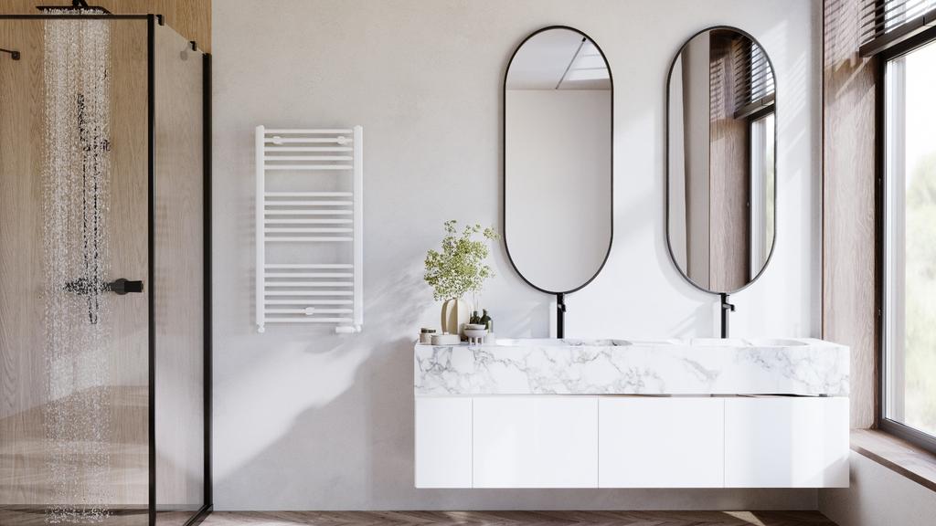 Luxrad Basic G Bathroom Radiator 922 X 400 Mm White ZD 356W