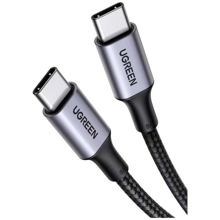 Câble de charge USB-C - UGREEN - 70427 - 1 m - 100 W Power Delivery - Charge rapide