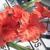 2pcs 75cm Fake Gladiola Real Touch Silk Flower Vivid Artificial Gladiolus Flower  Wedding Accessory
