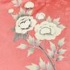Used Vintage Japanese Kimono  Fabric Pure silk pink white