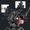 NEEWER 200cm Video Camera Tripod with Fluid Quick Release Tripod Travel Photography Tripod with QR Compatible with DSLRs and Maximum Load 8kg Tripod,