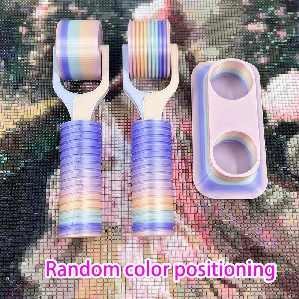 DIY Diamond Painting Roller Tool Embroidery with Storage Base Reinforced Pressure Wheel Handmade 3D Printed