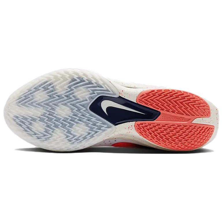 Nike Air Zoom GT Cut 3 CBHL Men Sneakers White Siren-Red Black IB8870-191
