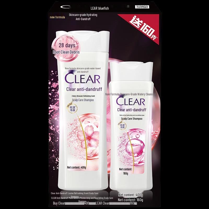 Clear Cherry Blossom Refreshing Shampoo Set